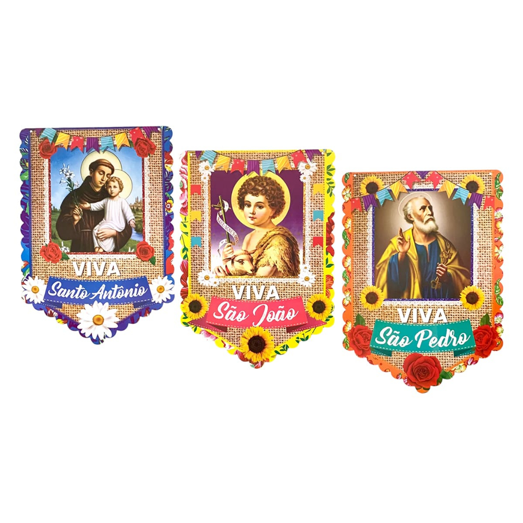 Painel Banner Bandeirinha Decorativo Santos Juninos