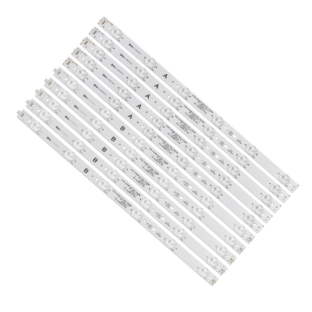Lk42 Lk42D Kit 10 Barras com 6 Leds 3V Mills