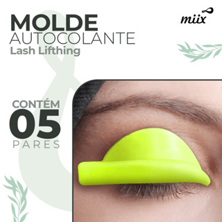 Molde Autocolante Lash Lifthing Anatômico Permanente Cílios 05 Pares em Oferta na Shopee