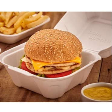 100 UN HAMBURGUEIRA REF. TH 03 ISOPOR HAMBUGUER LANCHES PORÇÕES Oferta