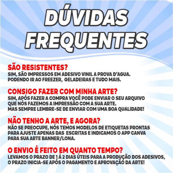 200 Adesivos, etiquetas e rótulos Vinil 4x4 5x5 6x6 7x7 8x8 9x9 10x10 personalizados a prova dágua