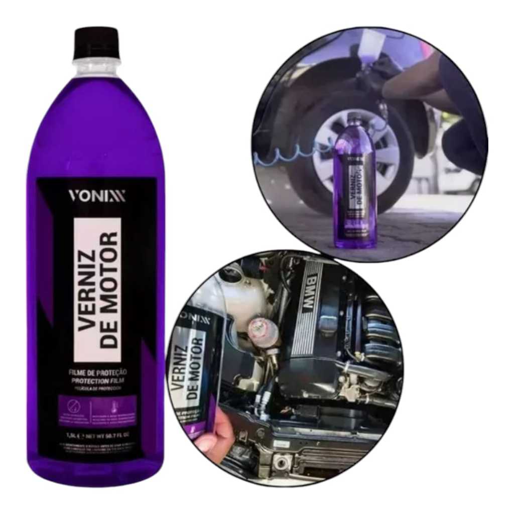 Verniz De Motor 1,5 Litros Vonixx Filme De Proteção em Oferta na Shopee