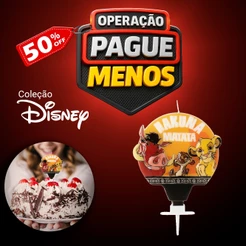 Vela de Aniversário Rei Leão 11cm Timão e Pumba Hakuna Matata Festa Temática Disney Silver Festas