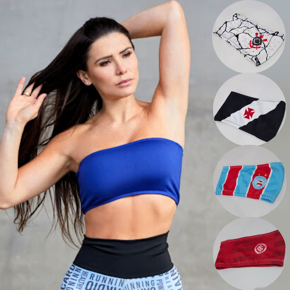 Top FAIXA Blusinha Personalizada Time Brasileirão Sem Bojo Tomara que Caia em Oferta na Shopee