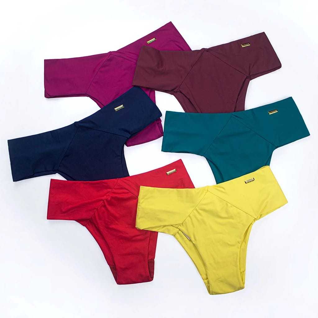 Kit 6 Calcinhas Tradicional Tanga Poliamida em Oferta na Shopee
