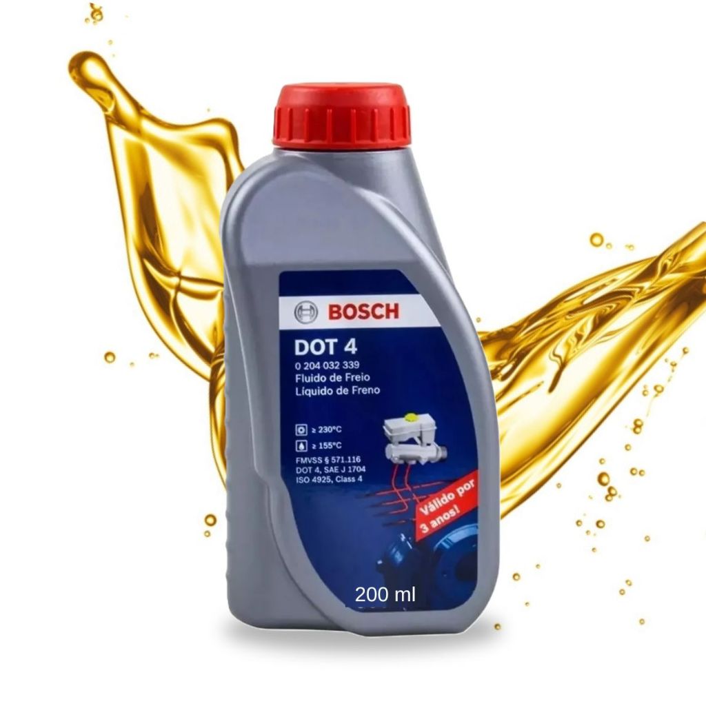 Fluído de Freio Dot 4 Original Bosch 200ml em Oferta na Shopee