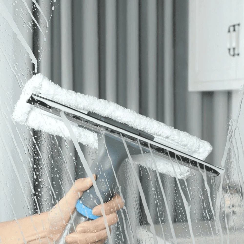 Rodo Limpa Vidro Com Recipiente Borrifador Casa Limpeza Faxina Spray Limpar Casa
