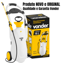Pulverizador Agricola Tipo Carrinha 16 Litros Com Jato Regulavel Vonder