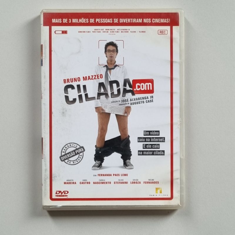 DVD Cilada Bruno Mazzeo Fernanda Paes Leme