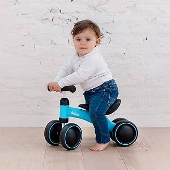 Bicicleta De Equilíbrio 4 Rodas Bebê Sem Pedal Infantil Criança Buba Interativa Para Desenvolvimento