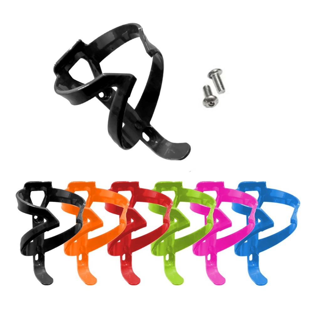 Suporte De Garrafa Squeeze Caramanhola Ciclismo Bike Policarbonato Cratos com Parafusos