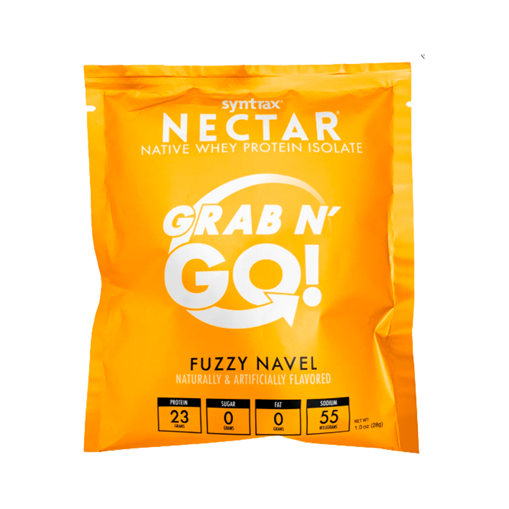 Syntrax Grab N'Go Nectar Tradicional Sachê 27g ou 28g - Whey Isolado Importado