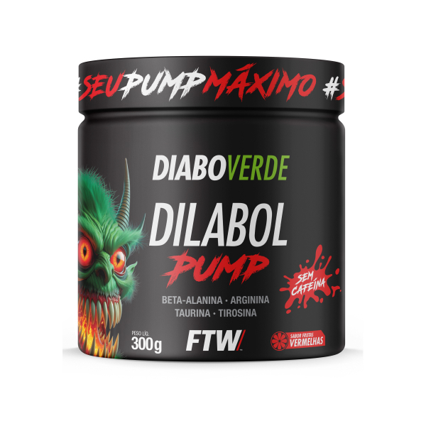 DILABOL PUMP 300g Sabor Frutas Vermelhas DIABO VERDE - FTW - Health