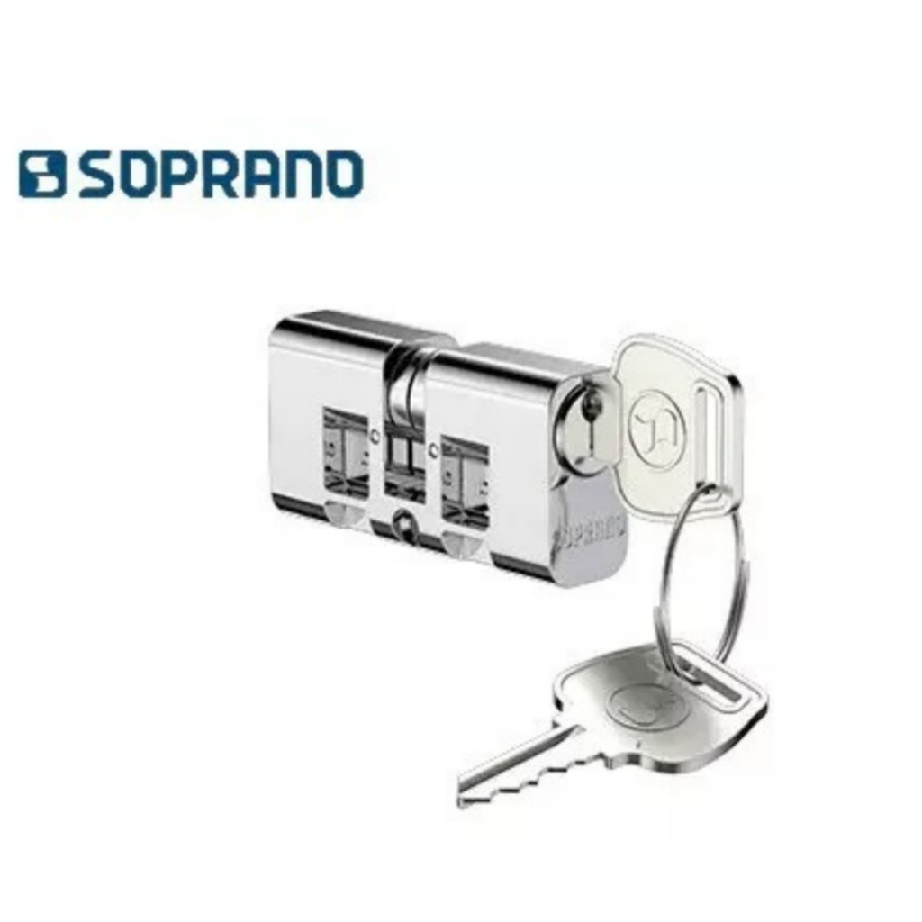 Cilindro Miolo Tambor Soprano Original Com 2 Chaves Cromado