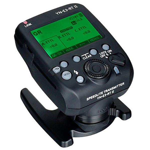 Radio Flash Transmissor Yongnuo YN-E3-RT II Wireless para Canon