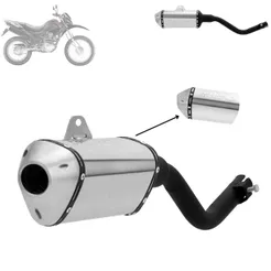 Ponteira Escapamento Escape Moto Pro Tork Mini 3 Stamp Bros 150 2009 2010 2011 2012