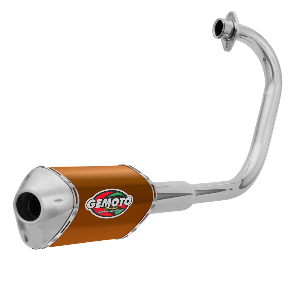 Escapamento Escape Gemoto Racing 3 Trioval Moto Honda Titan Ks Es 150 2009-2013 Fan Mix 2010 - 2013 em Oferta na Shopee