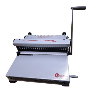 Encadernadora Wire-o Conjugada Duplamatic Passo 2x1 270 Folhas em Oferta na Shopee