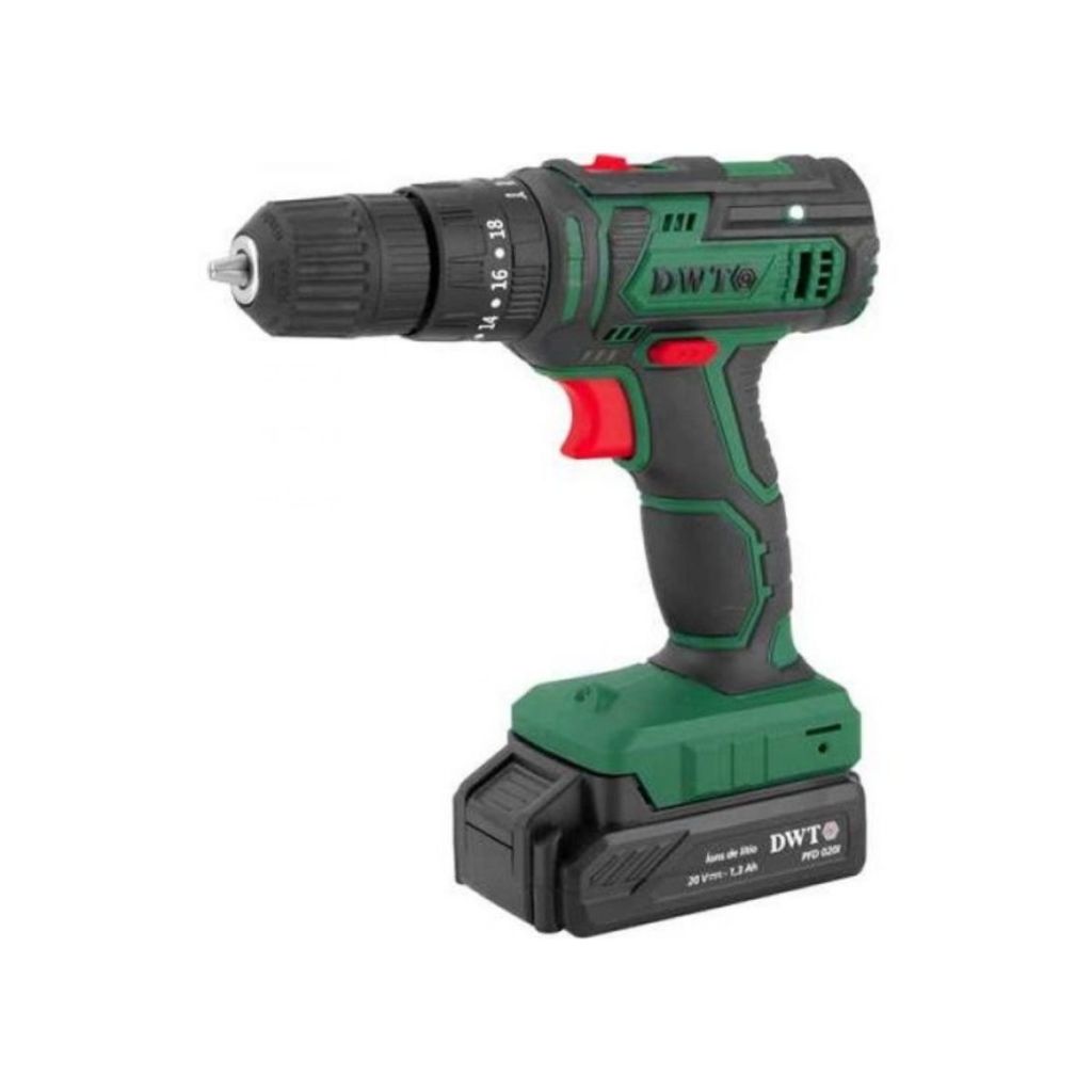 Parafusadeira E Furadeira Com Impacto Bateria 20V  Bivolt PFD020I DWT em Oferta na Shopee