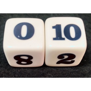 Par de Dados (tentos) Marcadores para Jogo do Truco Mineiro em Oferta na Shopee