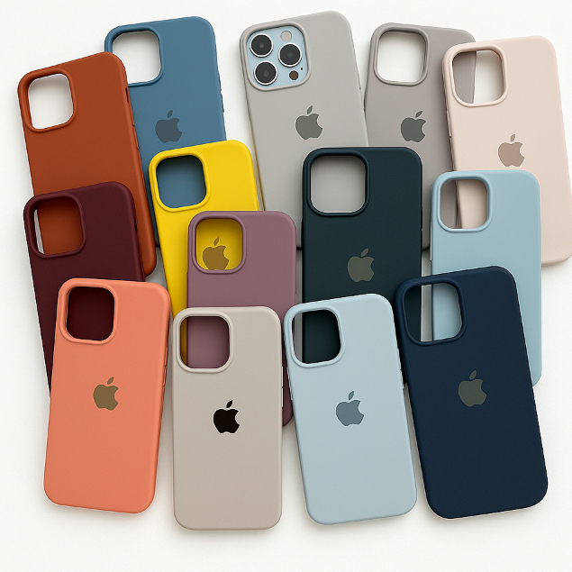 Capa Capinha Silicone Com Aveludado For iPhone 14 e 15