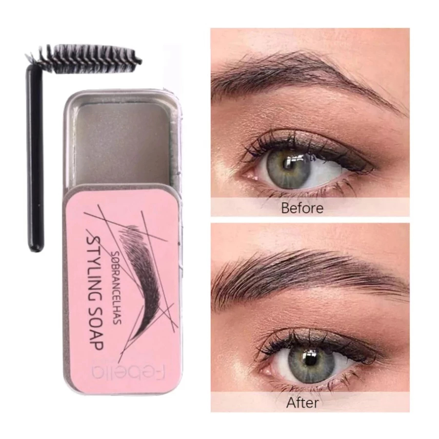 Gel De Estilo Para Sobrancelhas Alta Transparente Refrescante Presente De Escova Natural De Longa