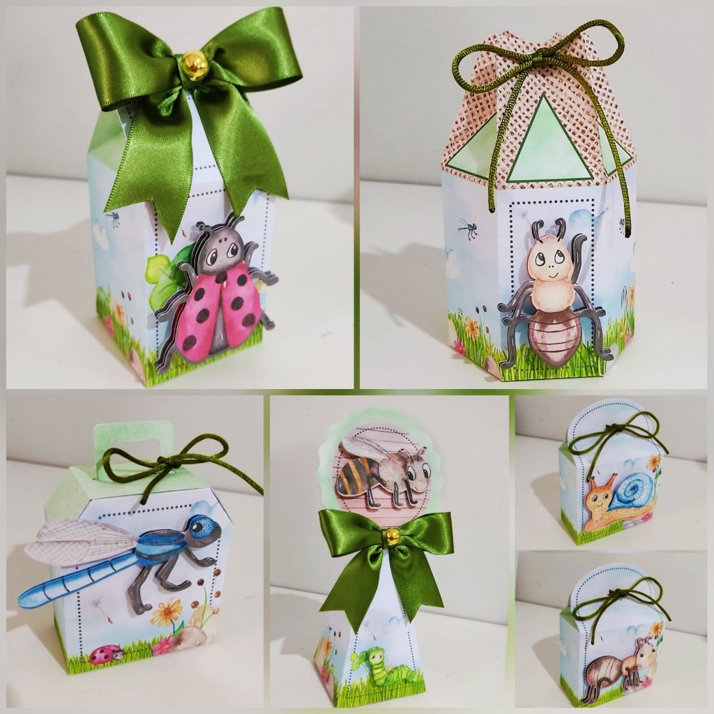 Caixas Personalizada Jardim Encantado– Lembrancinha / Aniversário