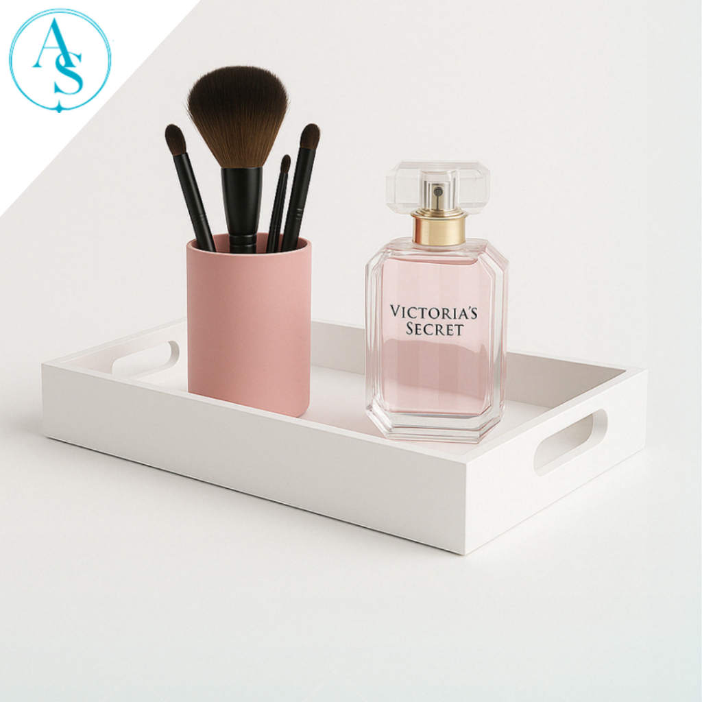 Bandeja Branca para Organização do Kit Higiene do Bebê , Quarto do Bebê