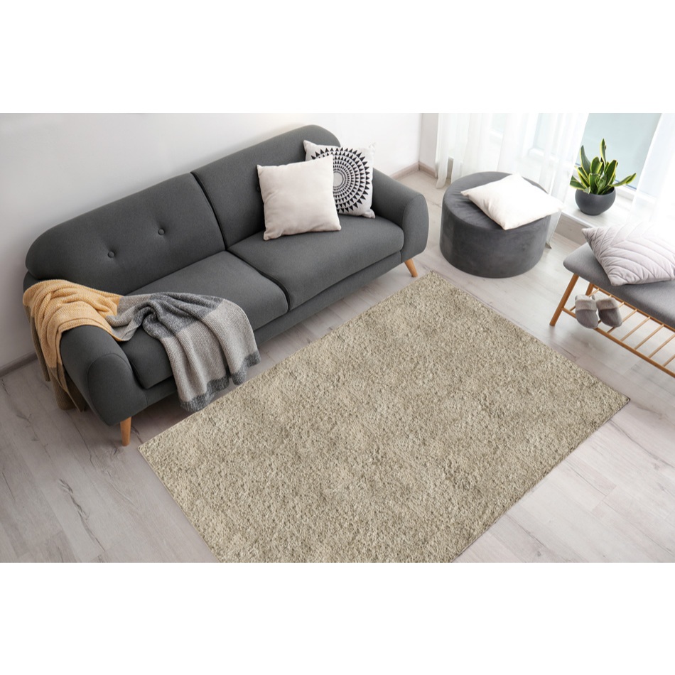 Tapete Cabelo Curto 100x140 Cm Felpudo Eldorado Quarto Sala Macio Antiderrapante Liso