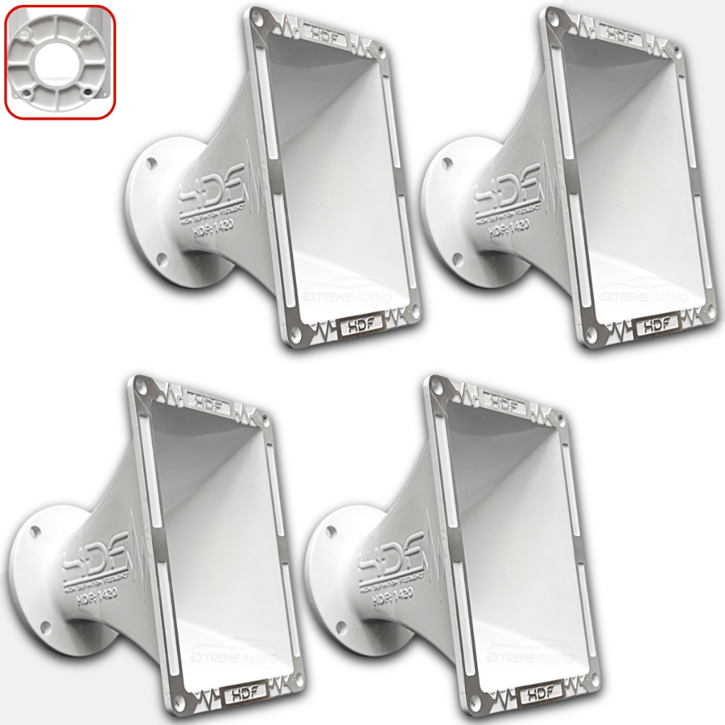 Corneta Expansor Hdf 1420 - Boca Quadrada De 2 Polegadas 4Und