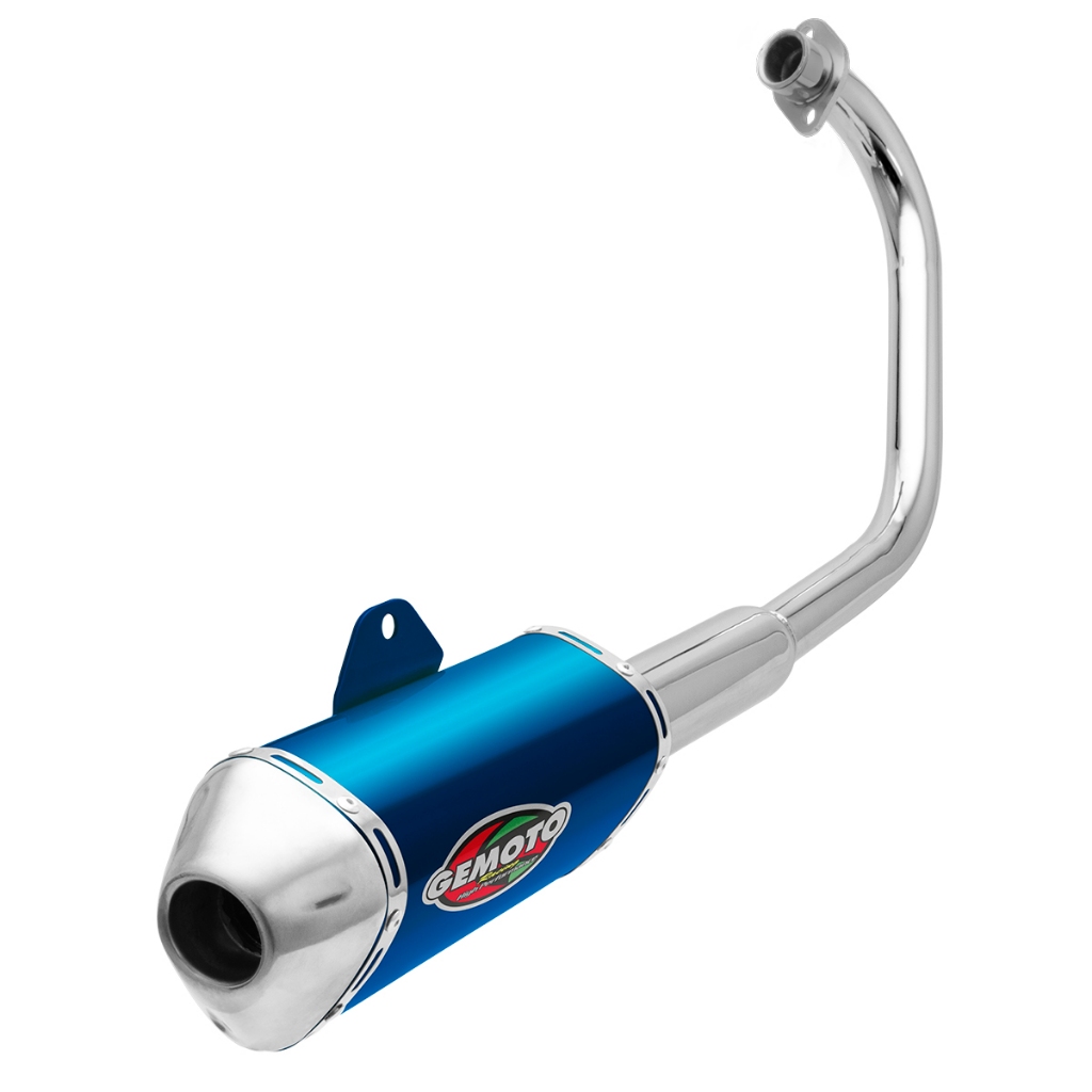 Escapamento De Moto Racing 3 Trioval Gemoto Compatível Com TITAN ES 125 2000 a 2004 em Oferta na Shopee