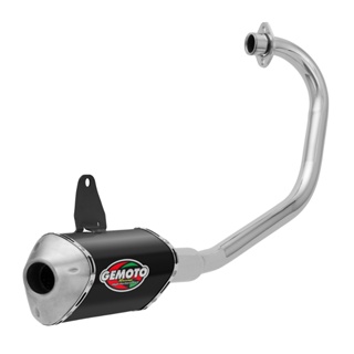 Escapamento Escape Moto Gemoto Racing 3 Trioval Titan/ Fan 160 2016 2017 2018 2019 2020 em Oferta na Shopee