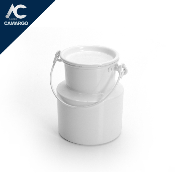KIT Leiteiras de Alumínio Branca 500ML em Oferta na Shopee