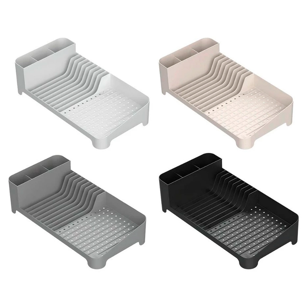 Escorredor de Louças Trium  Com Porta Talheres Compact EL505 - Ou