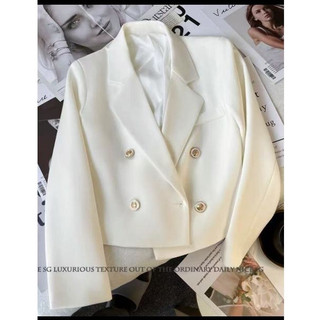 Blazer Casaco Femenino Manga Longa Social
