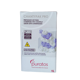 CHANTILLY CHANTYPAK PRÓ 1L - PURATOS em Oferta na Shopee