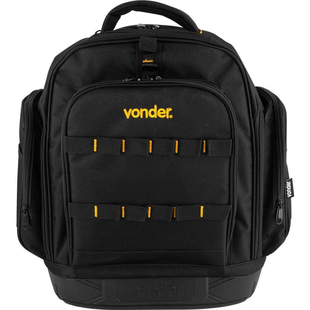 Mochila Para Ferramentas Profissional Base Emborrachada Poliéster Reforçado - Vonder em Oferta na Shopee