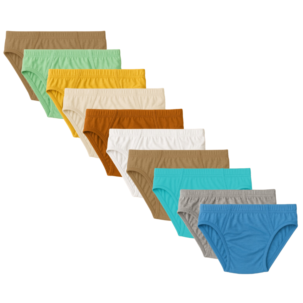 Kit 10 Cueca Slip Infantil Menino Para Criança De Algodão Revenda Preço Dúzia