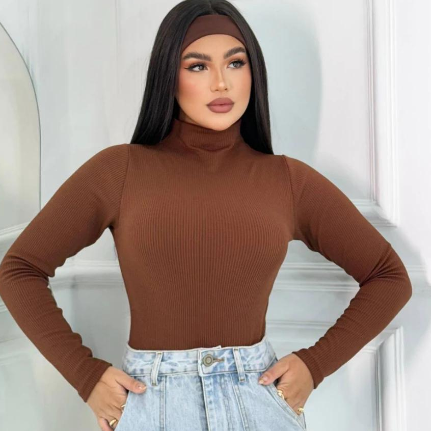 Blusa Cacharrel Feminina Segunda Pele Leve e Modela o Corpo Perfeita Para o Frio - Mega Promoção!!!