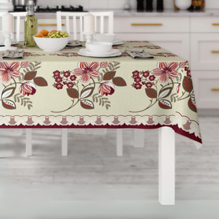 Linda Toalha de Mesa florida  Oxford 6 Lugares 2,00m x 1,40m  de alta qualidade em Oferta na Shopee