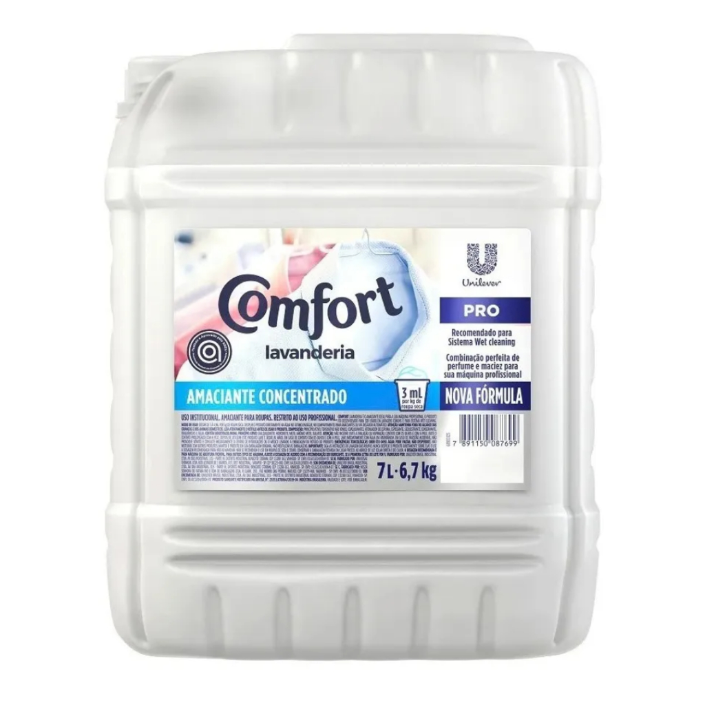 Amaciante De Roupas Comfort Lavanderia Profissional 7L - Home & Living