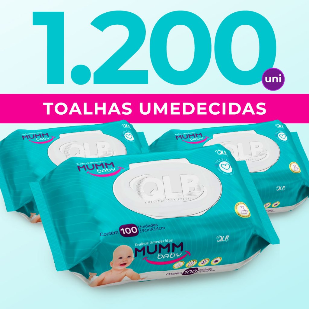 Lenço Umedecido 12 Pacotes C/ 100 Caixa Fechada Atacado em Oferta na Shopee
