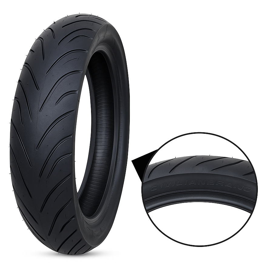 Pneu Dianteiro 120/70-17 58V Sport R Sem Camara Hornet Cb 500 XJ06 MT07