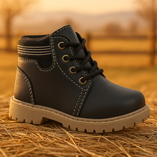 Bota Infantil Menino Coturno Preto Tamanho 22 ao 27 Botinha em Oferta na Shopee