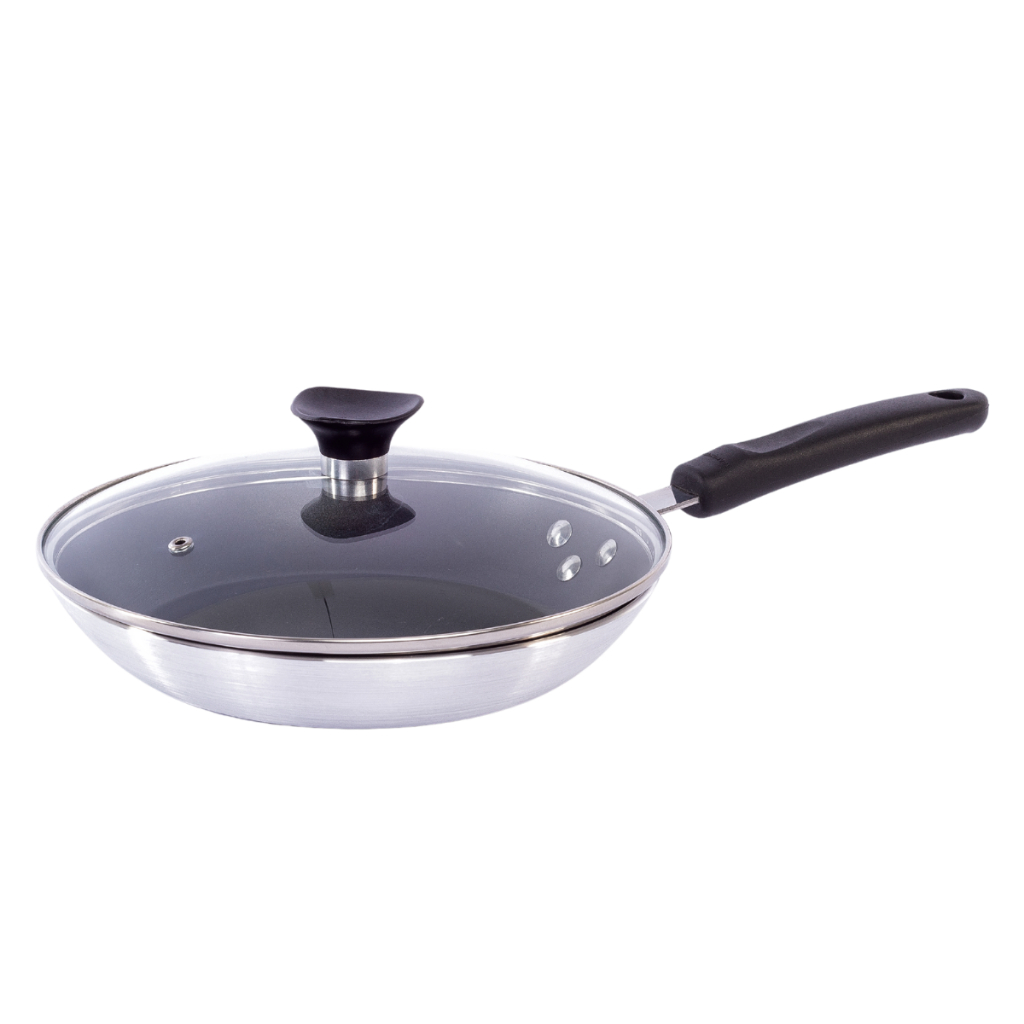 Figideira Antiaderente 24 cm Profissional Tramontina Com Tampa em Oferta na Shopee