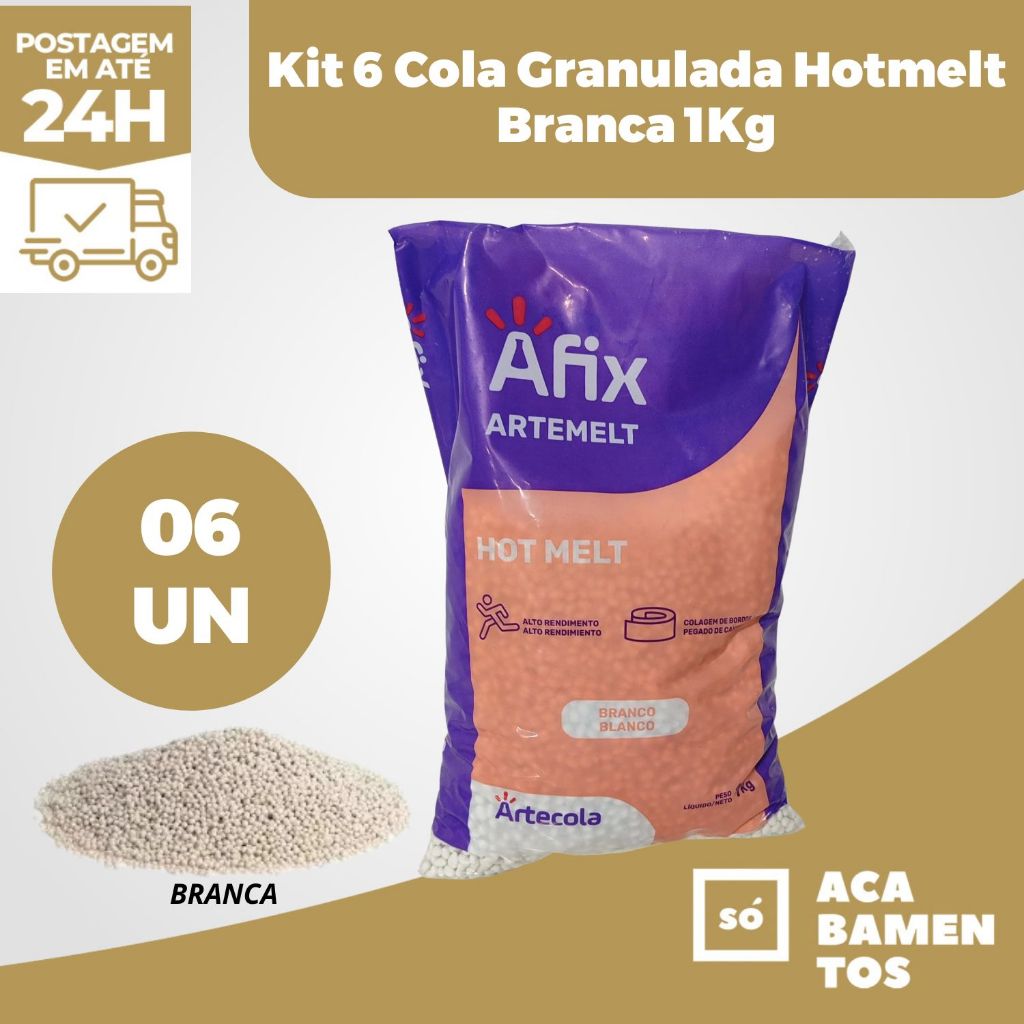 06 Cola Granulada Hot Melt Branca Afix 1k coladeira de borda hotmelt Fita de Borda,Baixa,Temperatura