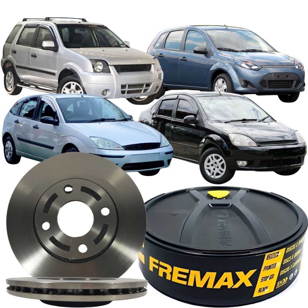 Disco Freio Ventilado Ecosport Fiesta Focus 2000 À 2016 - Spare Parts and Accessories for Vehicles
