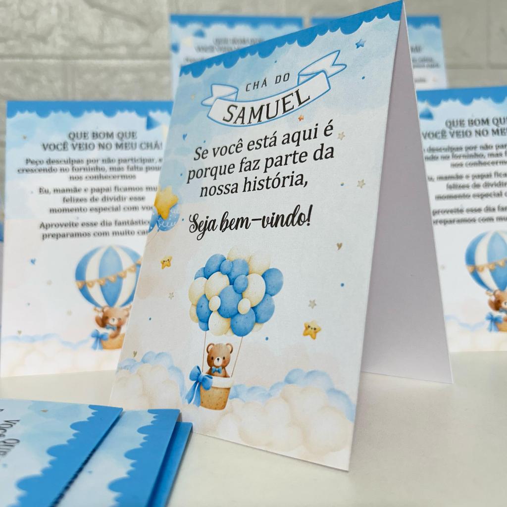 Baloeiro centro de mesa personalizado enfeite decoração chá de bebe fraldas menino ursinho no balão com balões urso