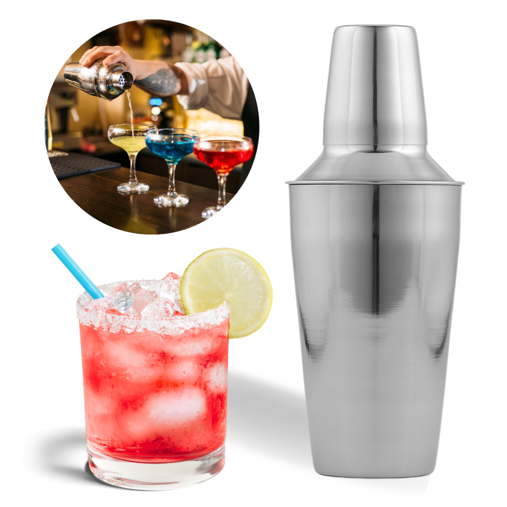 Coqueteleira Inox 500 ml Bebida Drink Caipirinha Bar