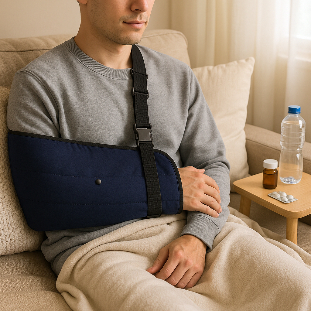 Tipoia Bilateral Estabilizadora Confortável Braço Esquerdo e Direito Hidrolight Velpeau Standard em Oferta na Shopee